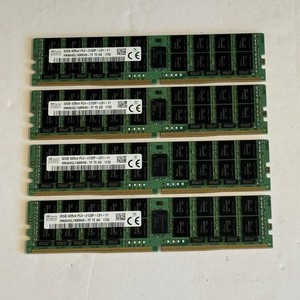 128GB (4X 32GB) SK Hynix DDR4 ECC RDIMM PC4-2133P 4DRx4 SERVER RAM HMA84GL7AMR4N