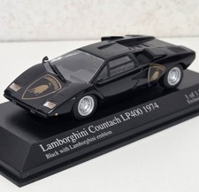 Minichamps 1/43 Lamborghini Countach LP400 1974 Black Kyosho Minicar