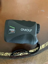 Gakolf 650S Pro Black Gray Laser Golf Rangefinder Exc Golf Range Finder