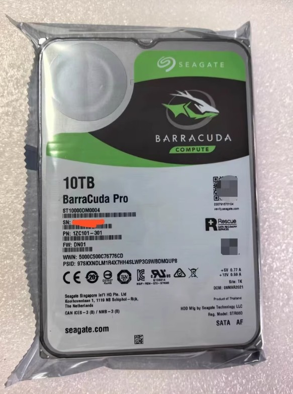 New Seagate ST10000DM0004 Barracuda Pro 10TB 3.5