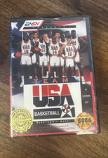 Team USA Basketball Sega Genesis  Electronic Arts Brand New Factory Sealed RARE