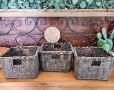 Set Of 3 Small Storage Baskets
