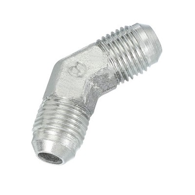 Pipe Adapter 9/16'' Male 37° Flare JIC x 9/16'' G Male 45° Adapter Pipe Fitting