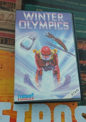 Winter Olympics (TyneS 1986) ATARI XL XE (Box, Manual, Tape) works 8-bit