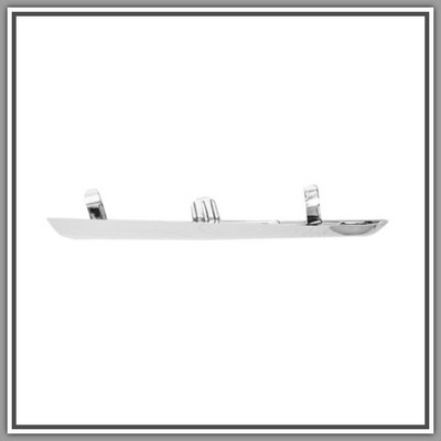 Modanatura Paraurti Anteriore Destra Cromata Per Fiat 500 2007-2015, Ricambio Originale 735455056