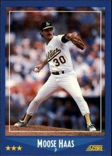 1988 Score Baseball (1-220) - You Pick - FREE SHIPPING 5+ Cards READ NM