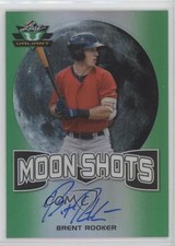 2017 Leaf Valiant Draft Moon Shots Green 61/99 Brent Rooker #MS-BR1 Auto 0rm6