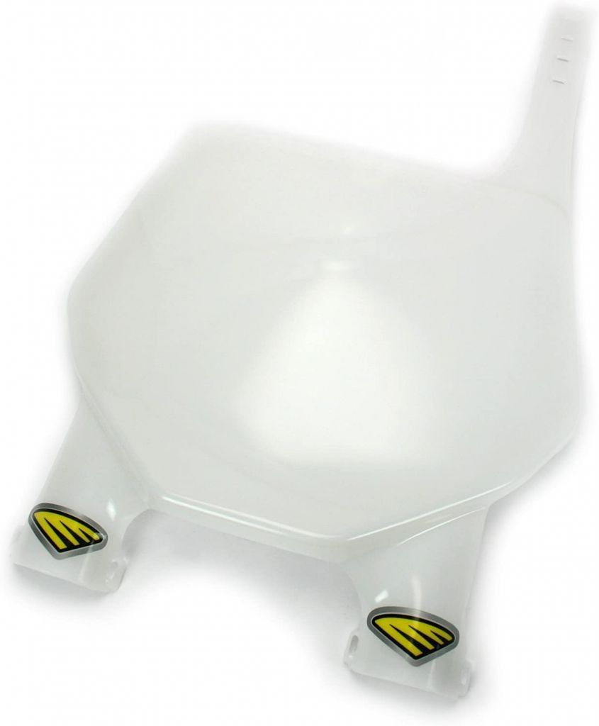 Plaque avant universelle Stadium translucide pour adapter sur moto cross