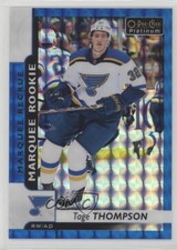 2017-18 O-Pee-Chee Platinum Royal Blue Cubes 36/99 Tage Thompson #192 hj3