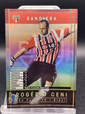Rogerio Ceni Panini WCCF 2006-2007 Sao Paulo FC Bandiera Holo Japanese BAN1/5