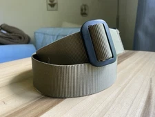 Tactical Military Rigger Belt - Tan 2” x 43” Inch Adjustable Length