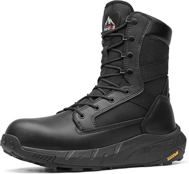 's Composite Toe Work Boots Tactical Military Boots Wide Siz