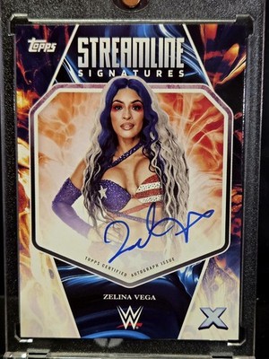 Topps 2025 Exalted WWE Zelina Vega Streamline Signatures Auto #STS-ZVA