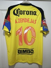 Alex Zendejas #10 Mens LARGE Adidas Club America Home FAN Jersey Liga Mx