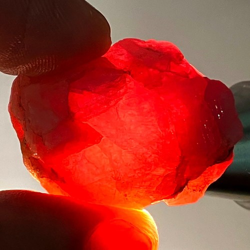 89.58 Ct - Natural 100% Unheated Beautiful Big Size Rough Pink Ruby Liberia - Picture 4 of 5