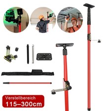 Laser Teleskopstange Teleskopstange Laser Level Pole Ausziehbar Stabil 115-300cm
