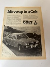 Original 1979 Colt Mitsubishi Sigma 2000 1600 Glx Magazine Advert Poster Retro Original 1979 Colt Mitsubishi Sigma 2000 1600 Glx Magazine Advert Poster Retro