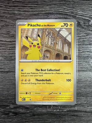 Pokémon Pikachu im Museum Promo Karte - MEP  