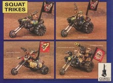 Squat Trikes x6 miniatures PRINTED Rogue Trader