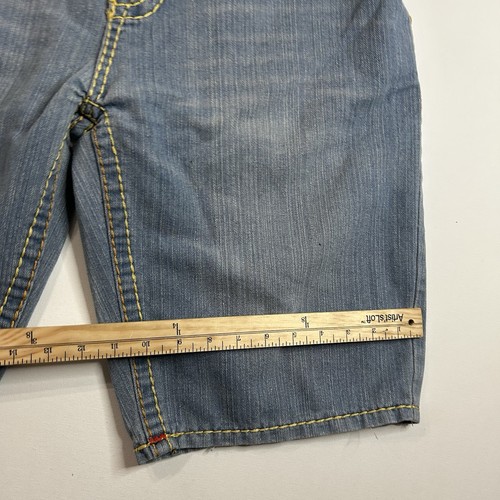 True Religion Jeansshorts Herren 40 Jimmy Super T-Stitch Denim USA World Tour EUC - Bild 6 von 9