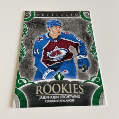 NHL Card-Jason Polin-Emerald Rookies xxx/149-Artifacts 2024-25-Colorado