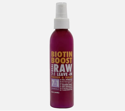 1 Biotin Boost 7 in 1 Real Raw Leave-In, Thick Fuller Conditioner Smoothie Spray