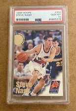 STEVE NASH 1996 HOOPS #304 ROOKIE CARD PSA 10 GEM MINT - LOW POP, RARE ?. rookie card picture