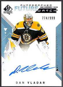 DAN VLADAR 2018-19 Upper Deck SP Authentic Future Watch Auto #774/999 Rookie