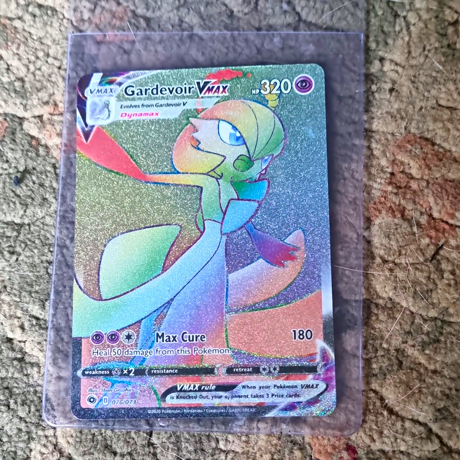 The Pokémon Company Gardevoir VMAX 076/073 Champion's Path Secret Rare Holo