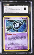Unown C/28 Holo EX Unseen Forces Unown Set Pokemon CGC 9 Mint on eBay