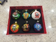 Powell Peralta Bones Brigade Skate 2014 Christmas Ornaments Complete Set Of 6