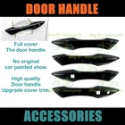 Glossy Pure Black Cover Trim For 2014-2020 Acura MDX 2 Smart Side Door Handle