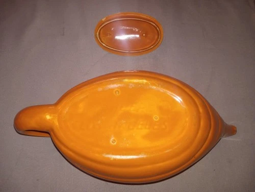 MCM BAUER LOS ANGELES ALADDIN TEAPOT & LID RUST BROWN BURNT ORANGE MADE IN USA