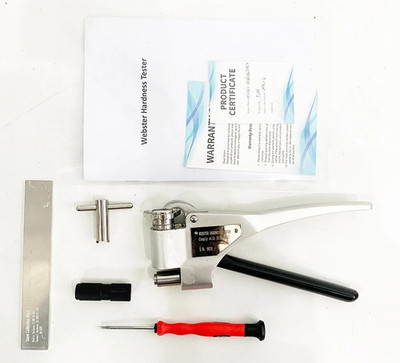 Portable Webster Hardness Meter with 0-20HW 63~105HRF 0.6~6mm Accuracy 0.5HW