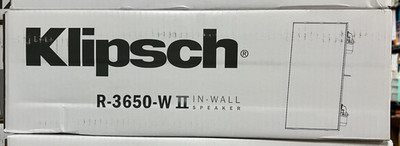 Klipsch R-3650-W II In-Wall Speaker - White (Each)