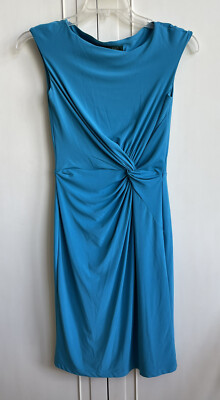 turquoise blue dress casual Women's Modern Chic Blue Floral Print Wrap Maxi Dress