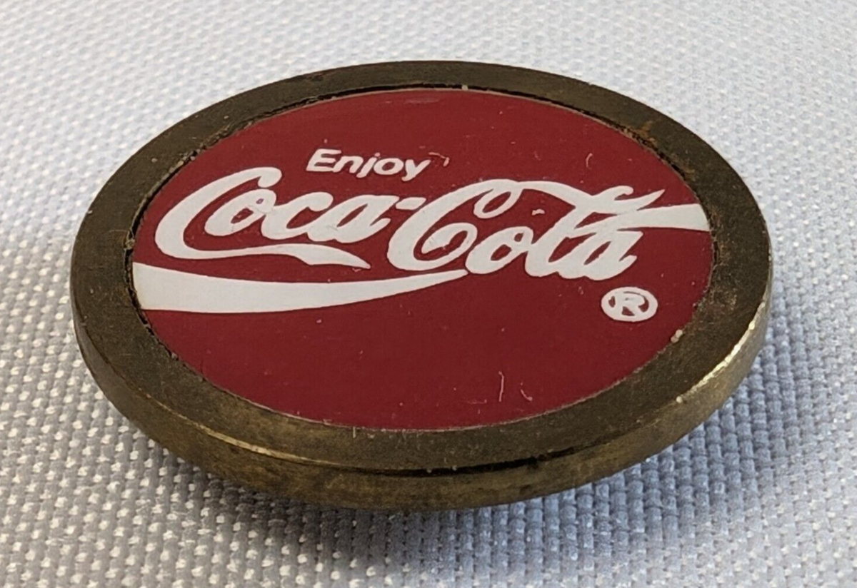 1960'S COCA-COLA COKE ADVERTISING GOLF BALL MARKER VINTAGE