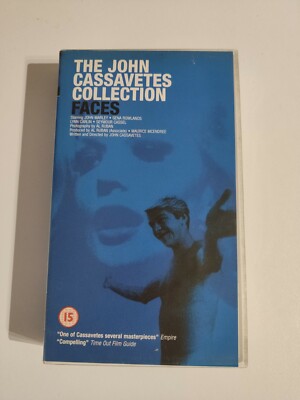 THE JOHN CASSAVETES COLLECTION FACES - VHS SECOND SIGHT J&M IMPORT