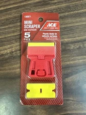 Ace Razor Scraper & Blades Set Plastic 1380971
