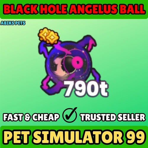 Rainbow Black Hole Angelus Ball - Pet Simulator 99 PS99 ⭐️ Cheap And Fast ✅