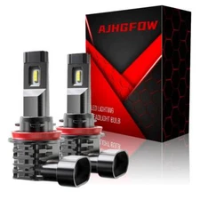 H11 LED Headlight Low Beam Bulb 36000LM White Bright 6000K Super Replace Halogen