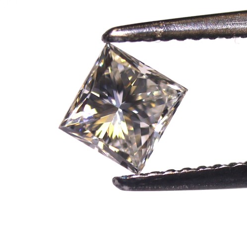 GIA certified loose 1ct VS1 J princess cut diamond vintage antique Natural rare