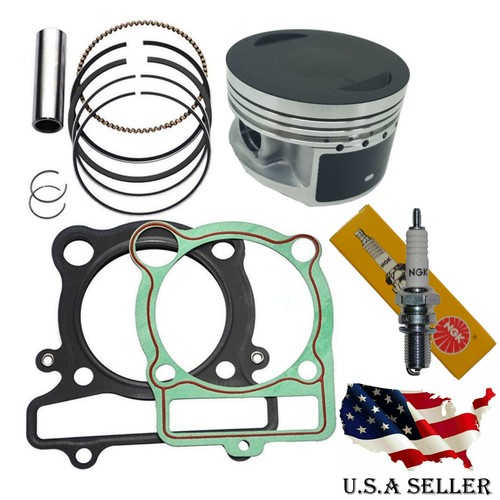 fits Yamaha Warrior 350 Cylinder Head Piston Gasket Top End Kit 1UY-11310-03-00 - Foto 6 di 11
