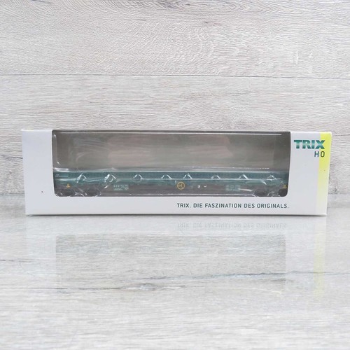 TRIX 24524 - unbenutzt - H0 - FS - Flachwagen mit Stahlborden - OVP - #U1457 | Condition: Gebraucht