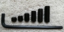 OB Pool Cue Weight Bolt, 1 oz, 3/4 oz, 5/8 oz, 3/8 oz, 1/4 oz, 1/8 oz, Allen