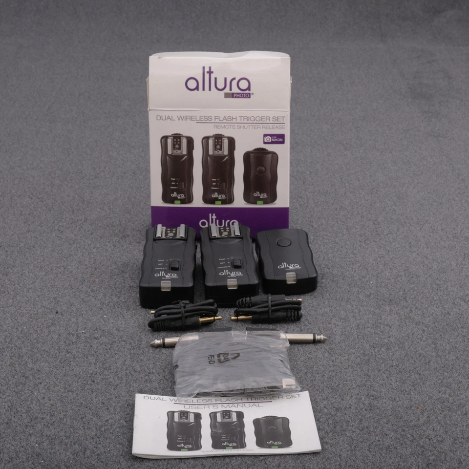 Juego de disparador de flash inalámbrico doble Altura para Nikon Foto 2 de 4