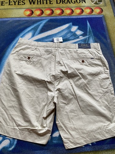 NWT Polo Ralph Lauren Shorts Men’s 40 Classic Fit Chino 9” Basic Sand Khaki Beig - Picture 7 of 10