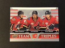 2020-21 Upper Deck Series 1 Team Triples Calgary Flames #TT-C2