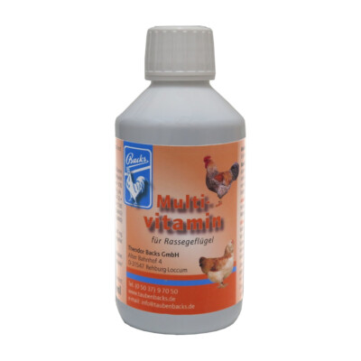 Backs Multivitamin für Rassegeflügel 250ml - Vitamine für Geflügel