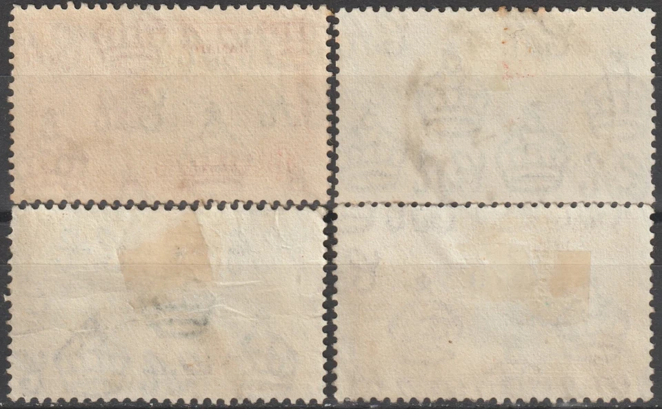 EDSROOM-19525 Ямайка 109-112 б/у 1935 полный серебряный юбилей CV$39 - Изображение 2 из 2